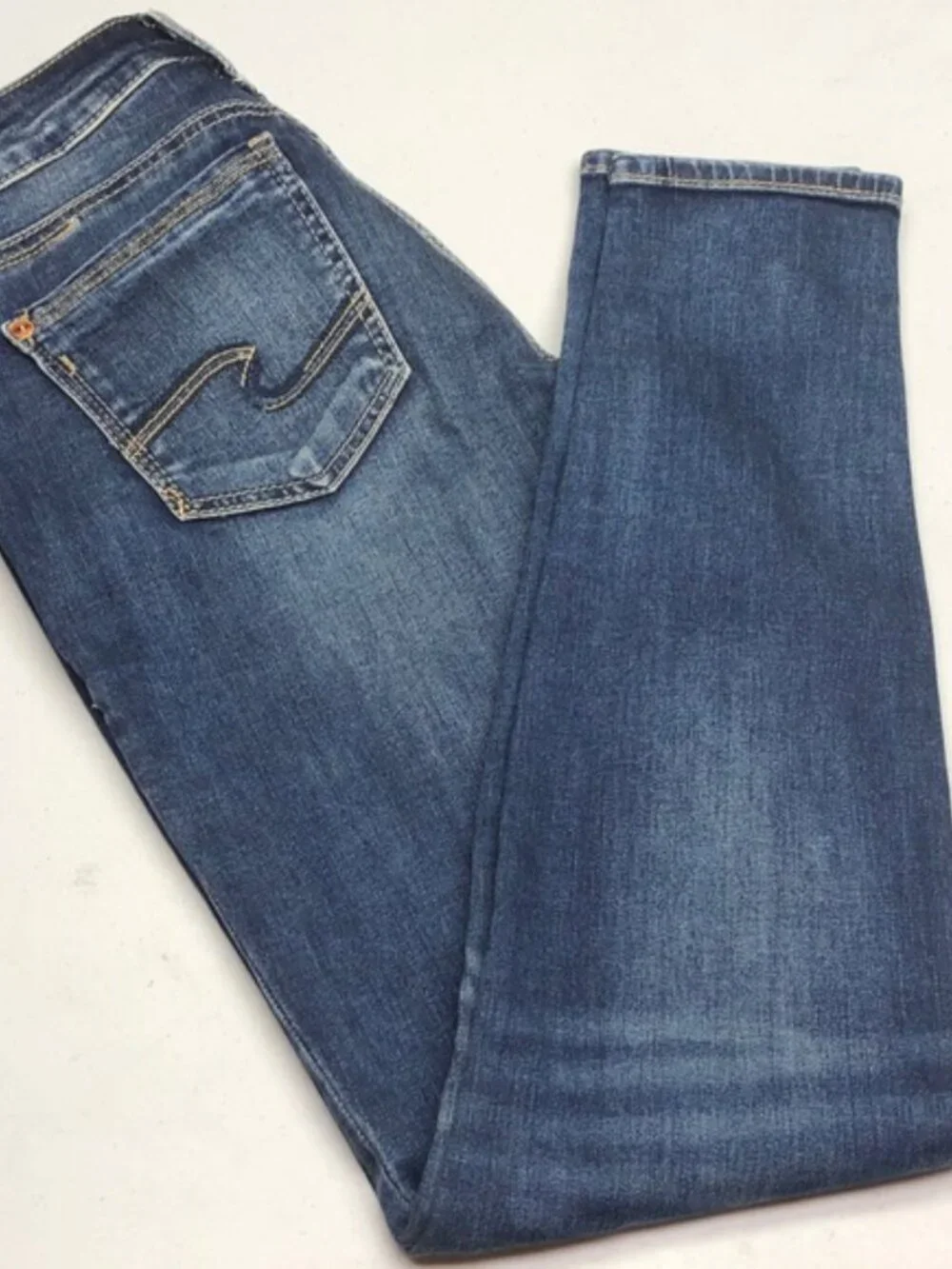 LIKE NEW SILVER SUKI SKINNY JEANS 28x31 ⭐️